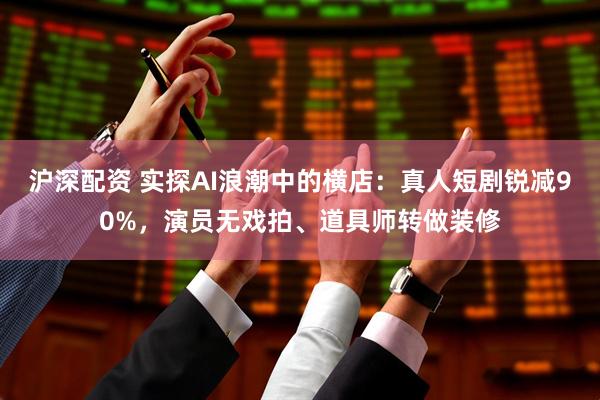 沪深配资 实探AI浪潮中的横店：真人短剧锐减90%，演员无戏拍、道具师转做装修