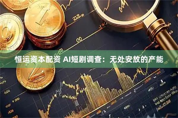 恒运资本配资 AI短剧调查：无处安放的产能